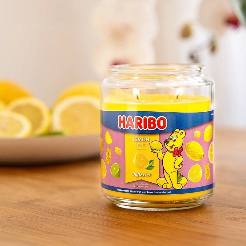 HARIBO CANDLE 香氛蜡烛 - 柠檬 - 蜡烛/烛台 - 玻璃 黄色