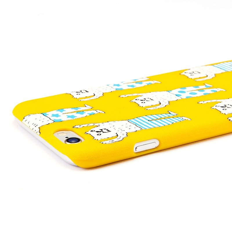 日本IrohaPublish “ iPhone6”布感手机壳 - 黄色小怪物 - 手机壳/手机套 - 塑料 