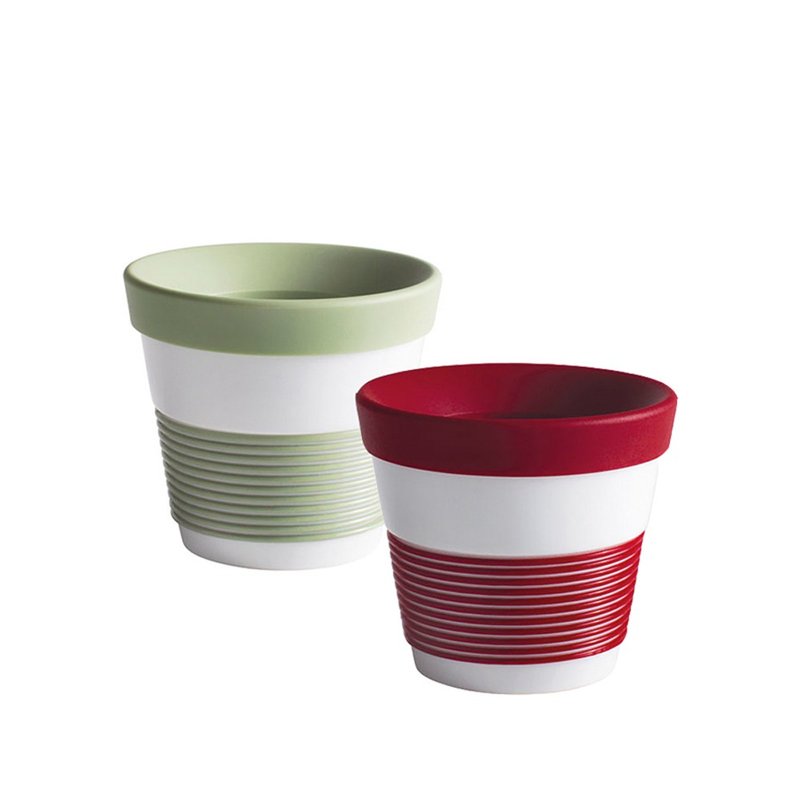 | 闪耀礼组 |230ml含盖点心随行杯二入组 - 咖啡杯/马克杯 - 瓷 多色