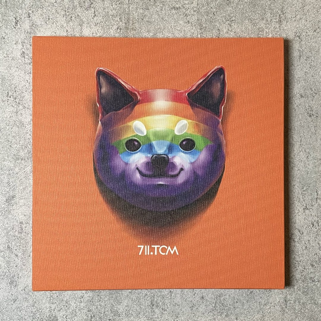 711XTCM 数位画作输出 | Rainbow dog - 海报/装饰画/版画 - 棉．麻 