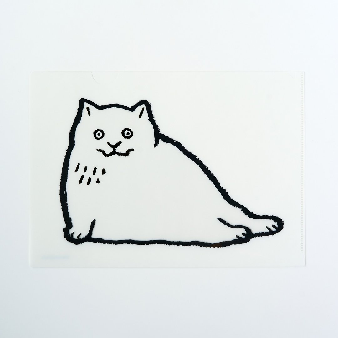 黒山 Kathy Lam White Cat 透明文件夹 - 文件夹/资料夹 - 其他材质 多色