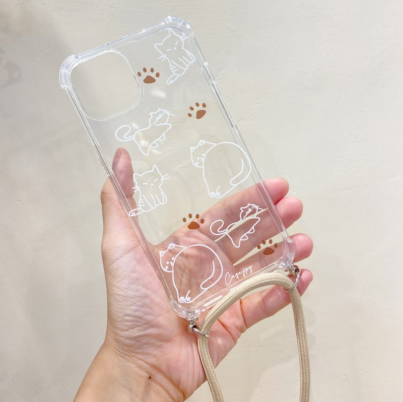 小猫咪挂绳手机壳 - 手机壳/手机套 - 其他材质 
