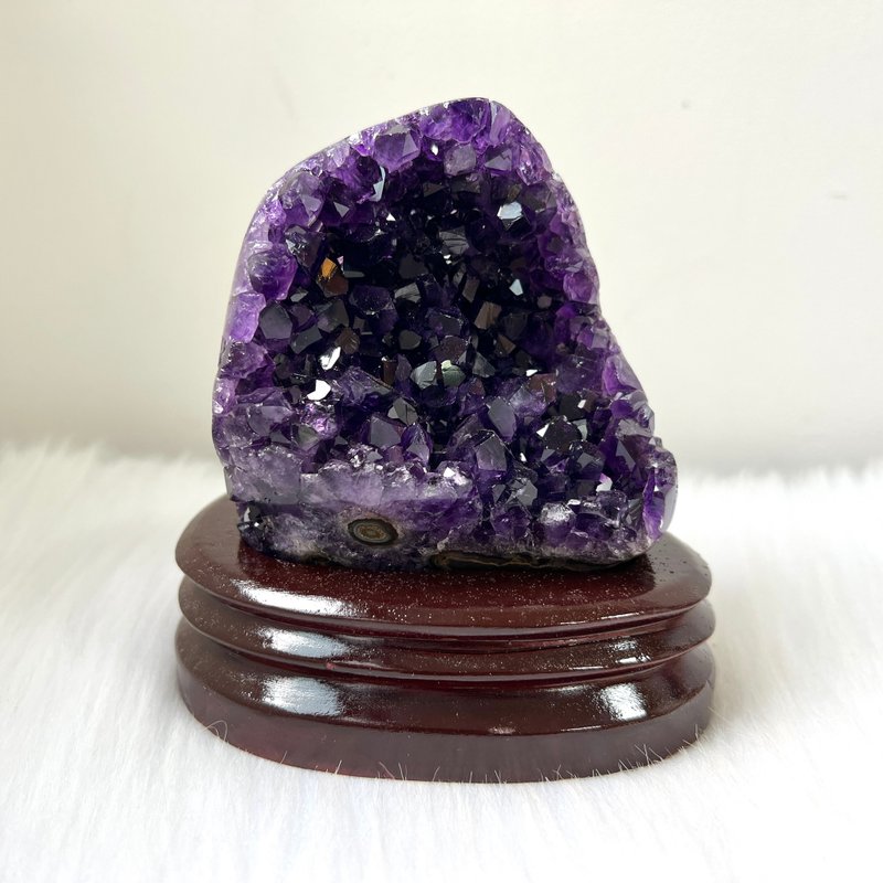乌拉圭紫晶簇连订造底座 | 水晶 | 水晶簇 | 水晶摆件 - 摆饰 - 水晶 紫色