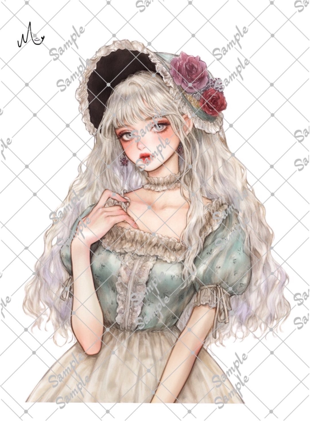 原创人物贴纸 8月新品 - 贴纸 - 纸 