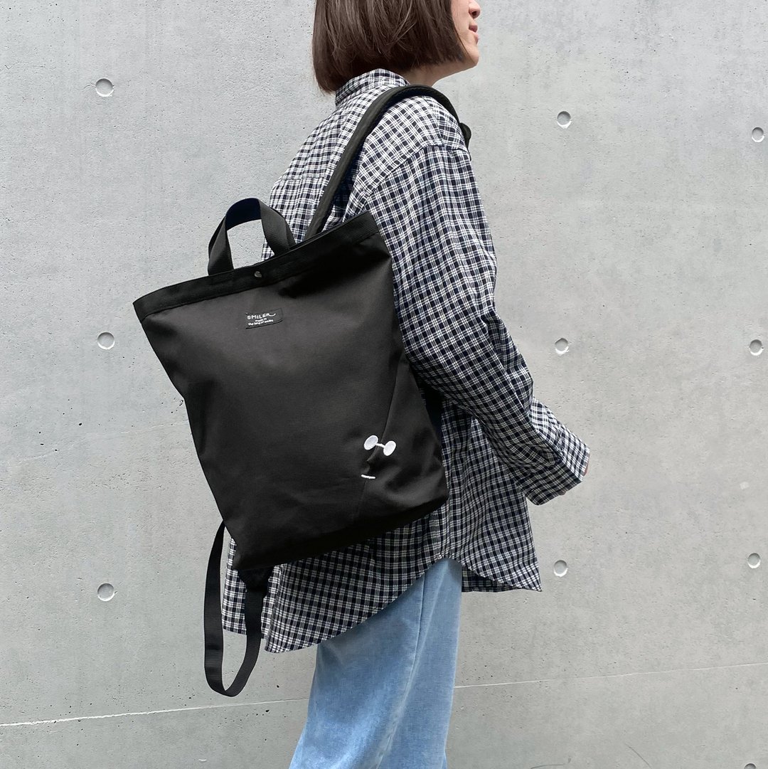 【Mr. Backpack】两用双肩包 共 4 色 - 后背包/双肩包 - 其他人造纤维 黑色