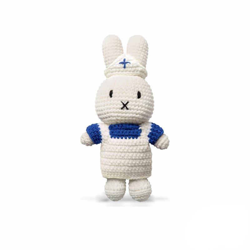 手工制 Miffy 米飞兔【白色制服】 - 玩具/玩偶 - 棉．麻 多色