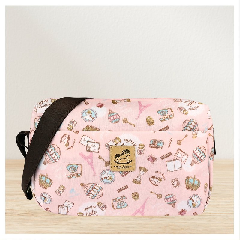 【花马小物-船型侧背包】外出旅游斜背多分隔防水的船型侧背包 - 侧背包/斜挎包 - 防水材质 