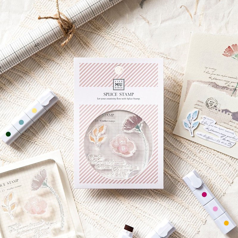 【拼贴印章】no.23 | 水晶印章、透明印章 - 印章/印台 - 硅胶 透明