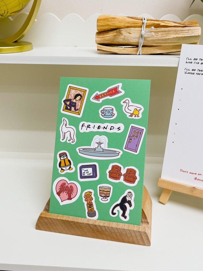 Friends 老友记明信片| Friends (Green) - 卡片/明信片 - 纸 