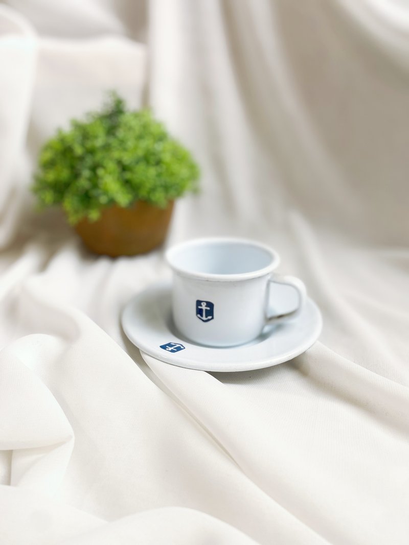 【好日恋物】Akorát海洋风珐琅杯浓缩咖啡杯 - 咖啡杯/马克杯 - 珐琅 白色