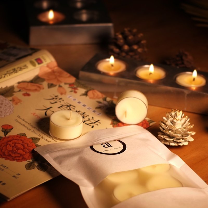 芳疗蜡烛旅行茶烛 15g / 4hr 六入综合组 - 蜡烛/烛台 - 蜡 白色