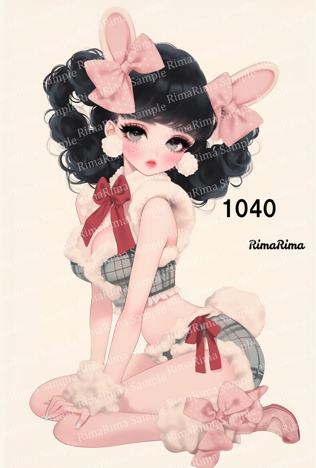 1040 原创贴纸 原创人物贴纸 贴纸 标签 りまりま RimaRima - 贴纸 - 纸 