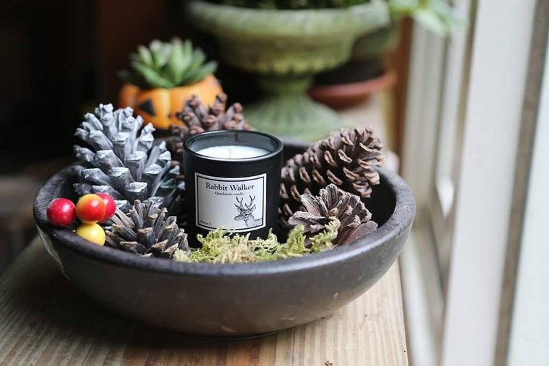 香氛蜡烛试香区 - 蜡烛/烛台 - 蜡 白色