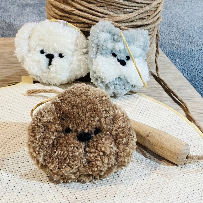 【宜兰中兴文创】毛孩戳绣体验 - 编织/羊毛毡/布艺 - 棉．麻 