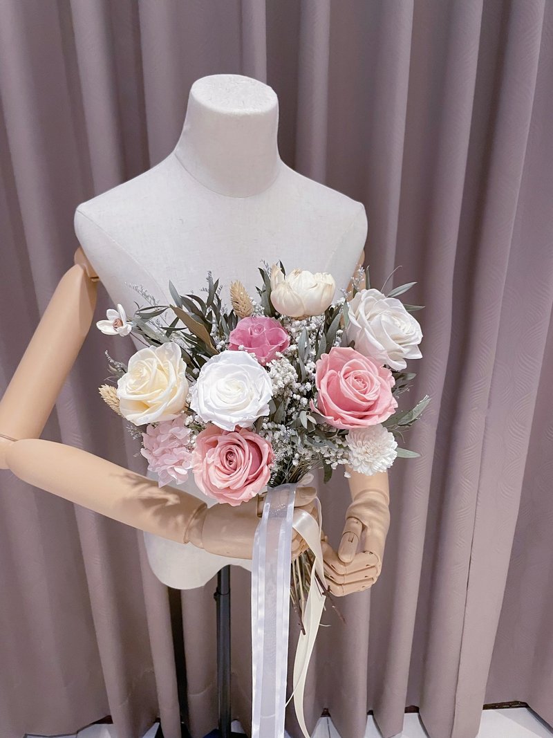 新娘捧花 永生花捧花 干燥花捧花 手绑花 - 干燥花/捧花 - 植物．花 多色