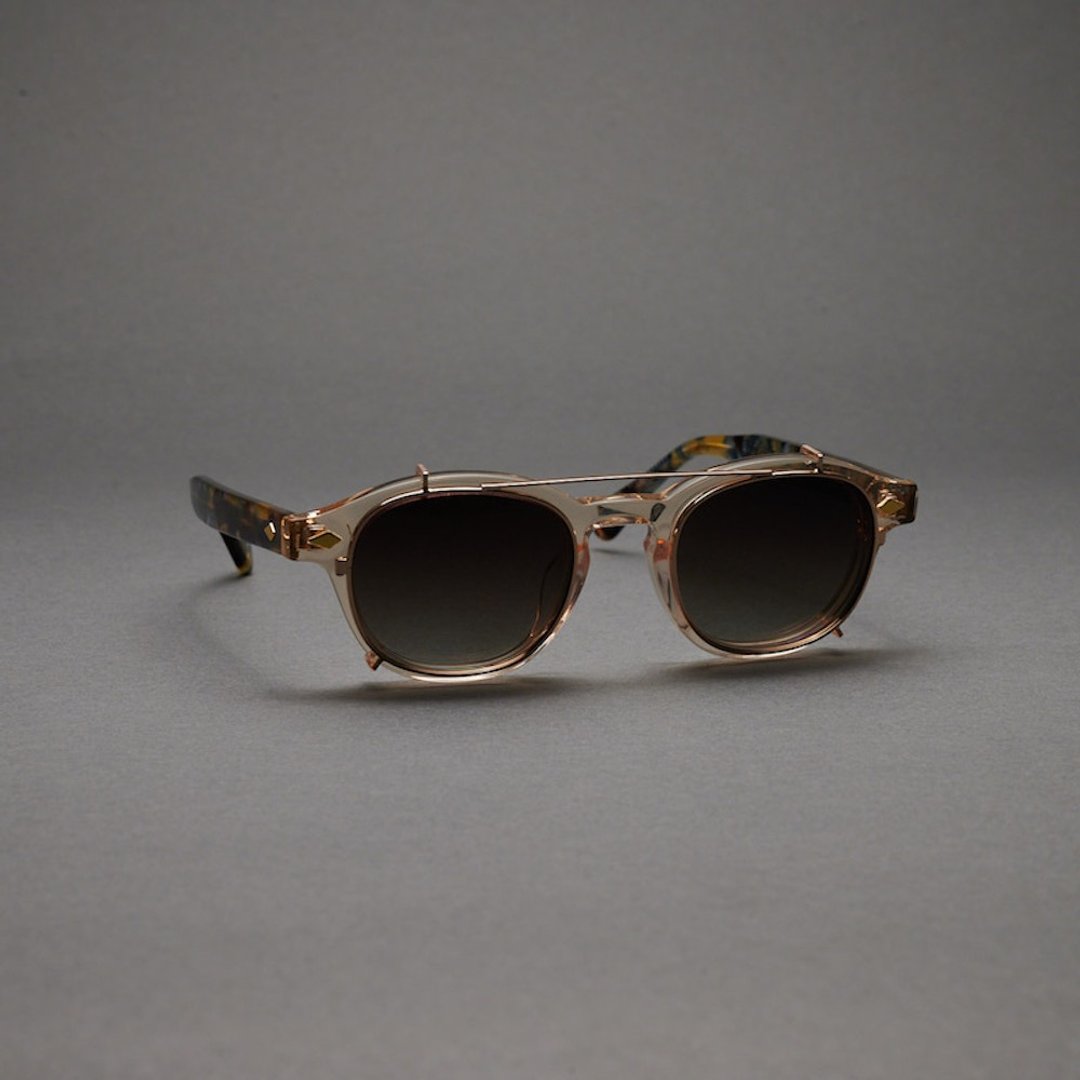 Vatic Vintage Optical John Champagne/Demi 三用插件式墨镜 - 眼镜/眼镜框 - 其他材质 金色