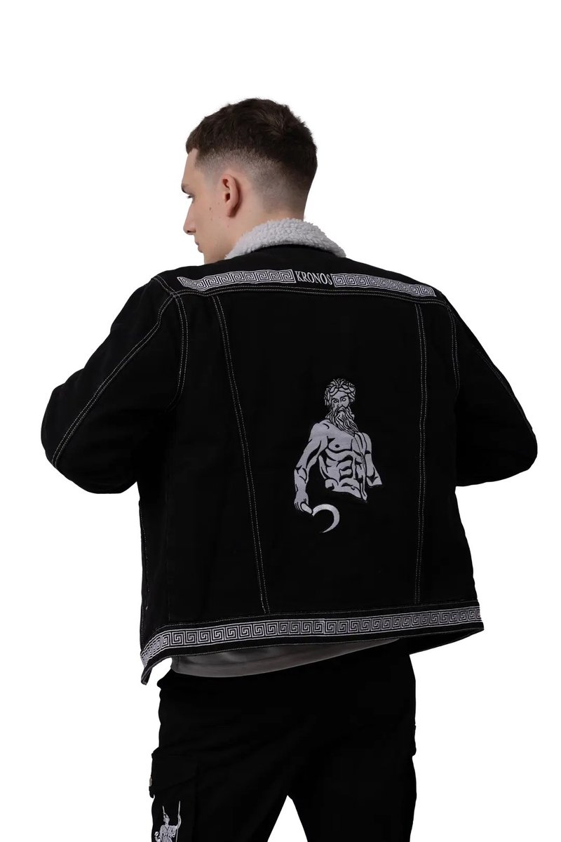 Odysee 原创：Kronos 夏尔巴夹克 - 男装外套 - 棉．麻 黑色