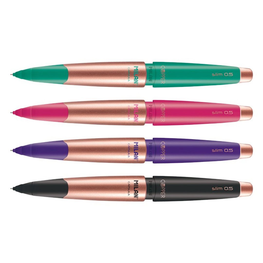MILAN CAPSULE COPPER 星钻自动铅笔_0.5mm(4色可选) - 铅笔/自动铅笔 - 塑料 多色