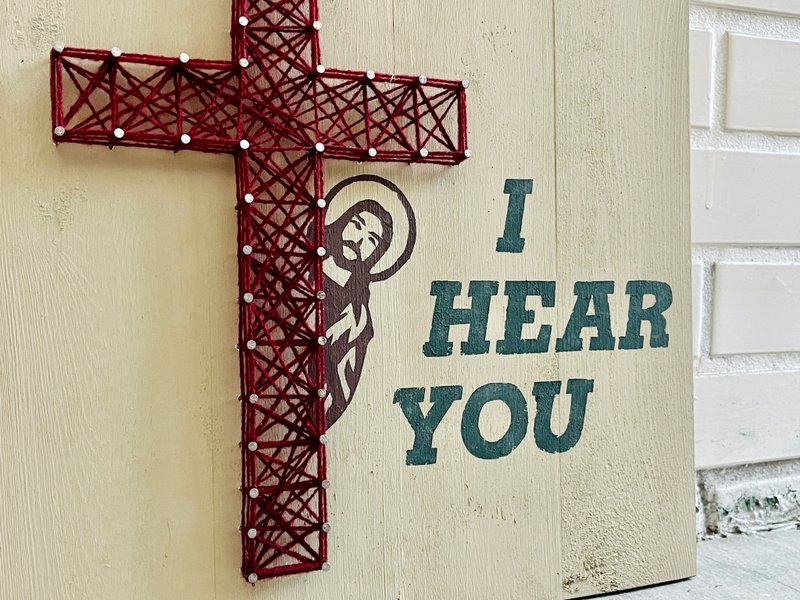 福音商品 创意木作摆饰 祷告悄悄话 十字架 基督教 受洗礼物 圣诞 - 摆饰 - 木头 多色