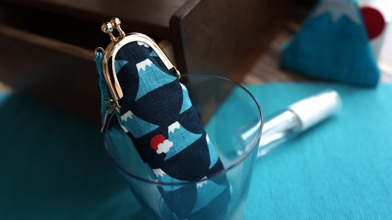 青春无敌富士山酒精喷雾瓶收纳 / 口金包 / - 其他 - 棉．麻 