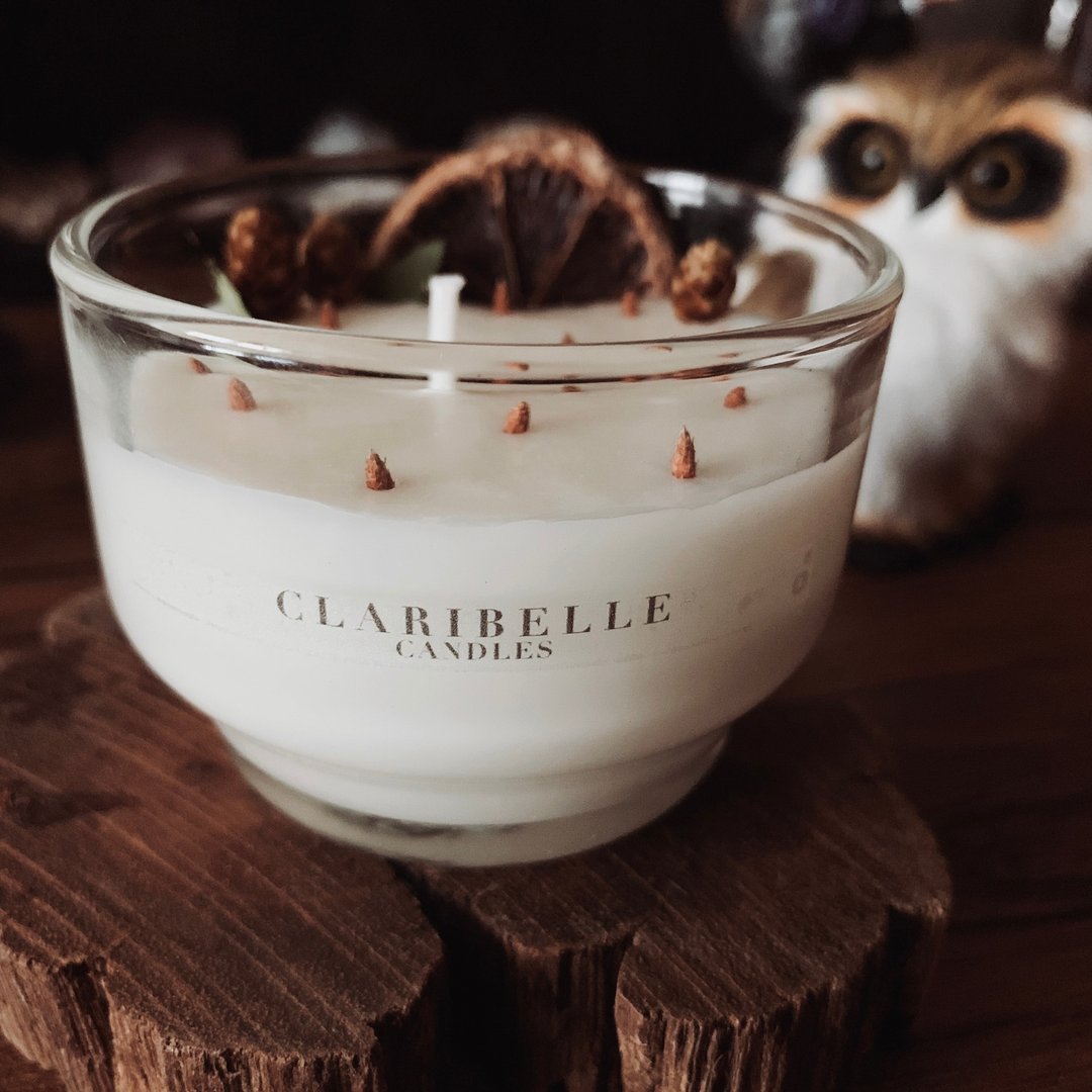 Art candle 70g - 蜡烛/烛台 - 玻璃 白色