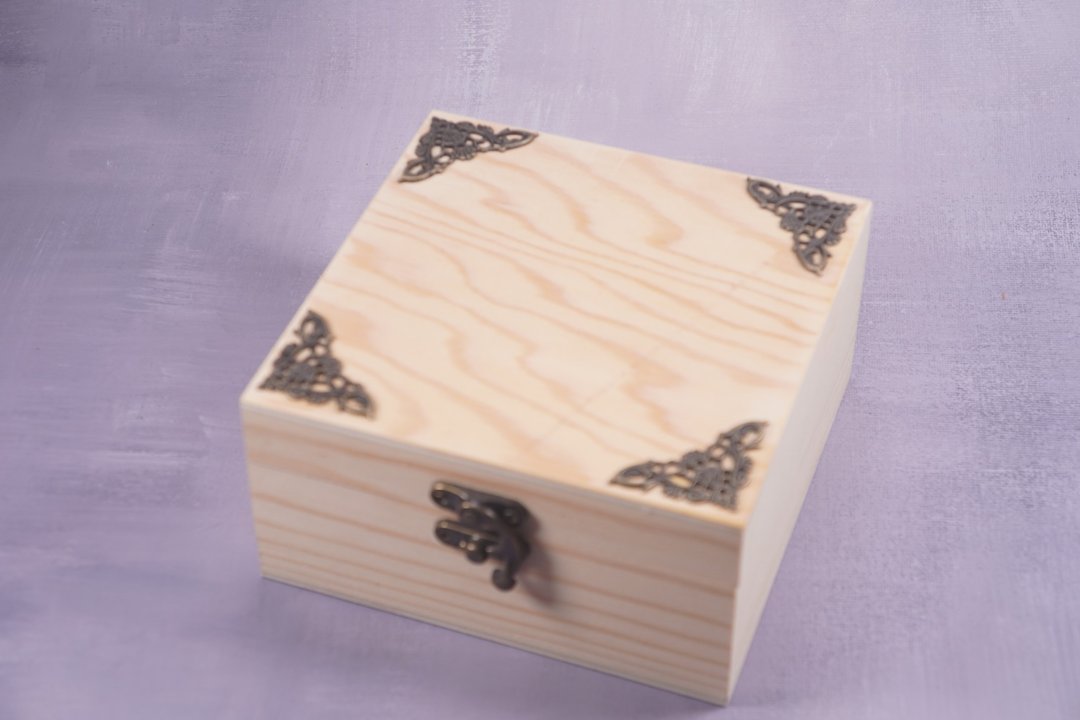 正方形原木DIY收纳盒 - 零件/散装材料/工具 - 木头 卡其色