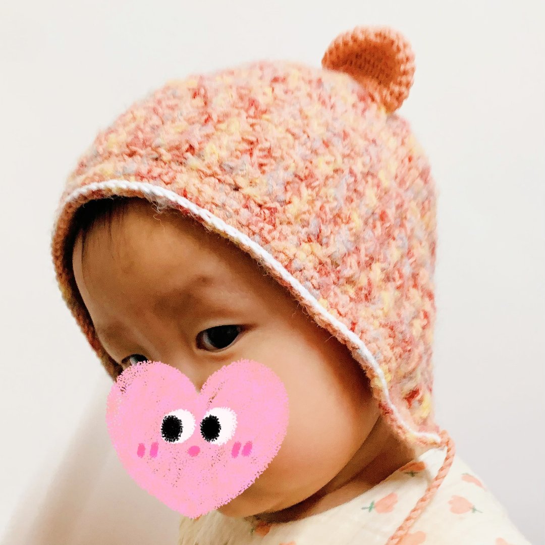 儿童婴幼儿毛帽 小熊飞行帽 孩童针织帽 多色可选 - 帽子 - 其他材质 