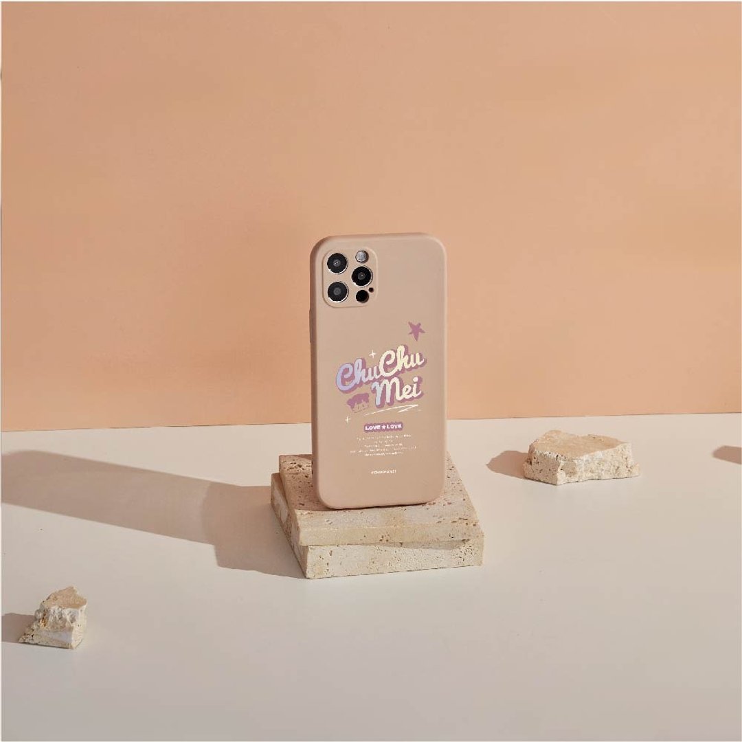 啾啾妹经典LOGO系列全包iPhone手机壳 - 手机壳/手机套 - 硅胶 多色