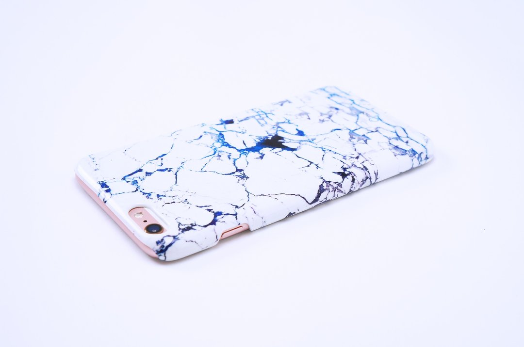 极地大理石【雪花白】iPhone 6 Plus/i6S Plus 【5.5寸】手机壳/保护壳/手机硬壳/保护壳/保护套 - 手机壳/手机套 - 塑料 白色