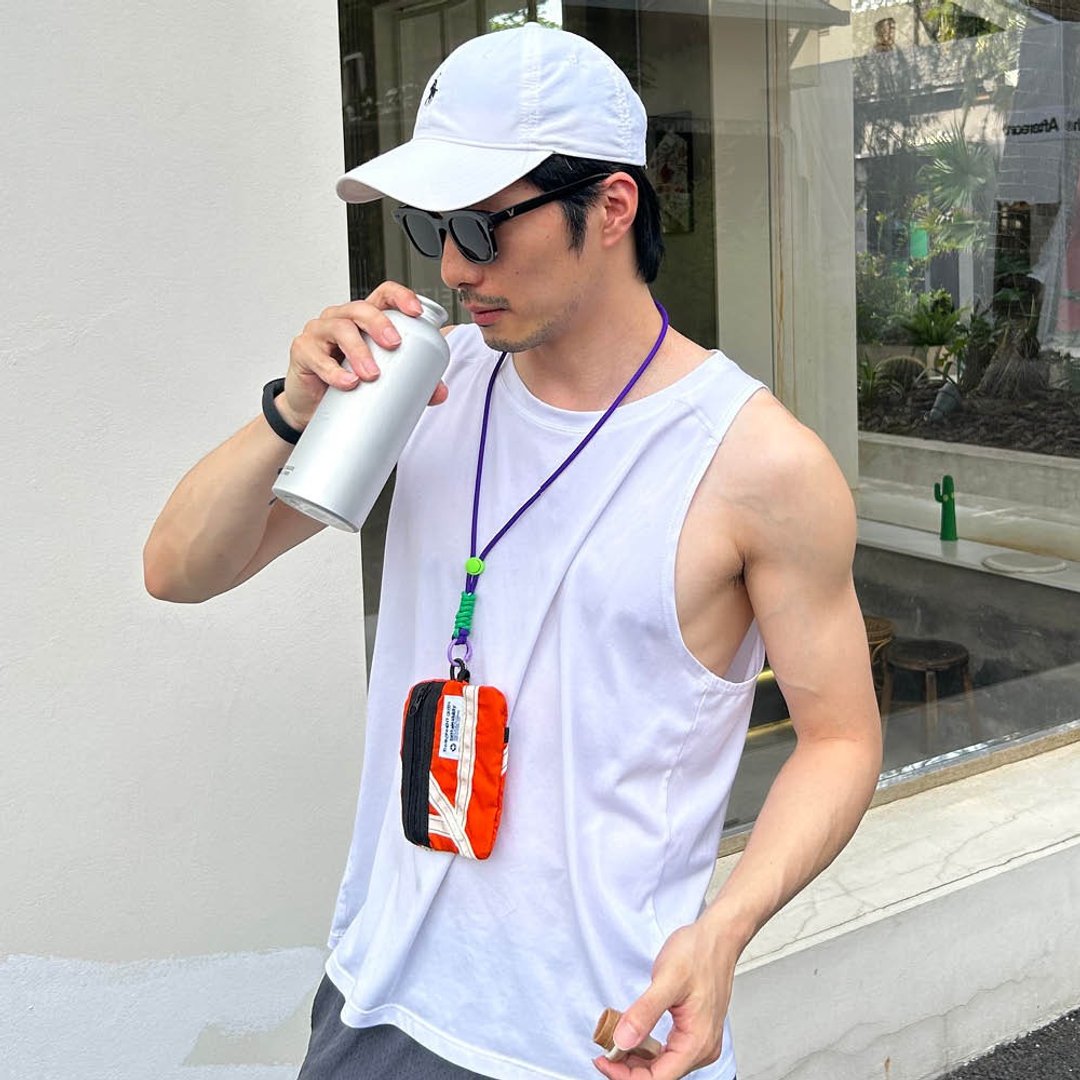 镜子动物园降落伞改造蓝牙耳机钥匙包多功能迷你个性防泼水挂脖绳 - 自行车/周边 - 其他人造纤维 多色