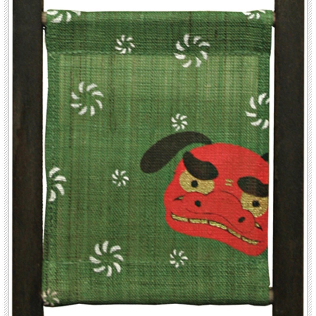 京都手绘亚麻画框-狮子舞 - 摆饰 - 棉 