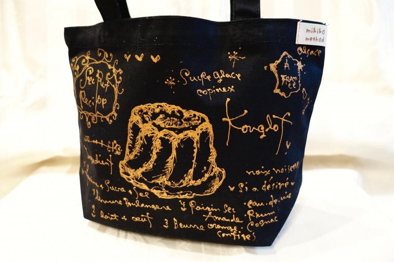 Direct drawing tote bag - 手提包/手提袋 - 棉．麻 