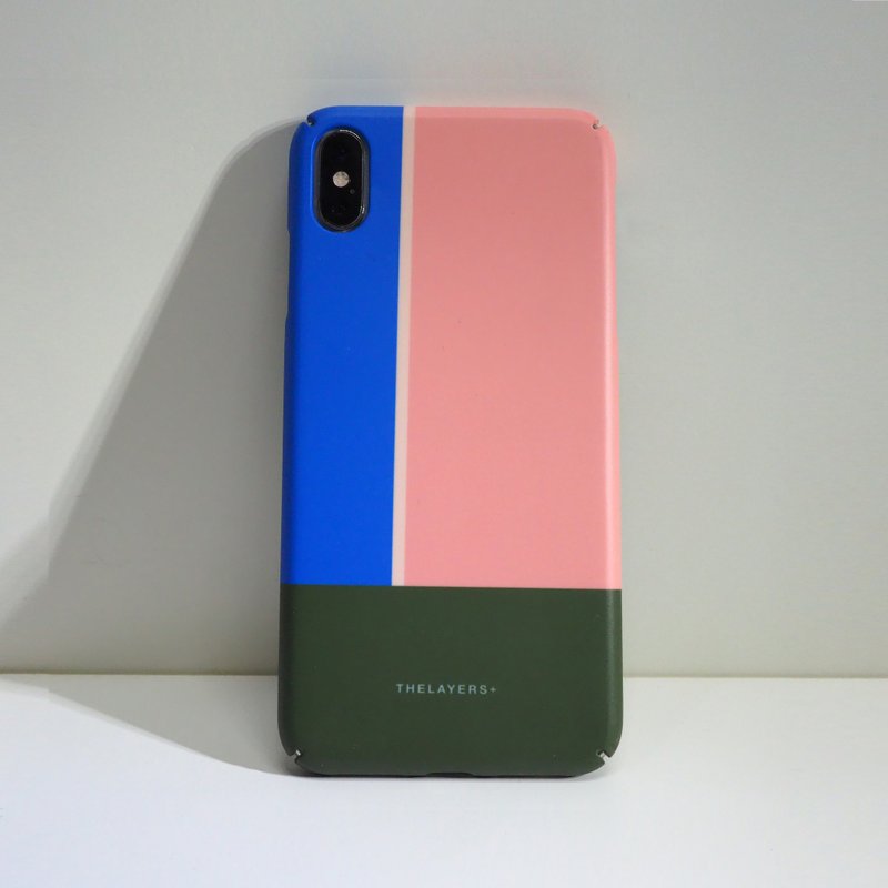免费刻字 | 几何简约撞色条纹ROSANDA iPhone 15创意拼定制手机殻 - 手机壳/手机套 - 塑料 多色