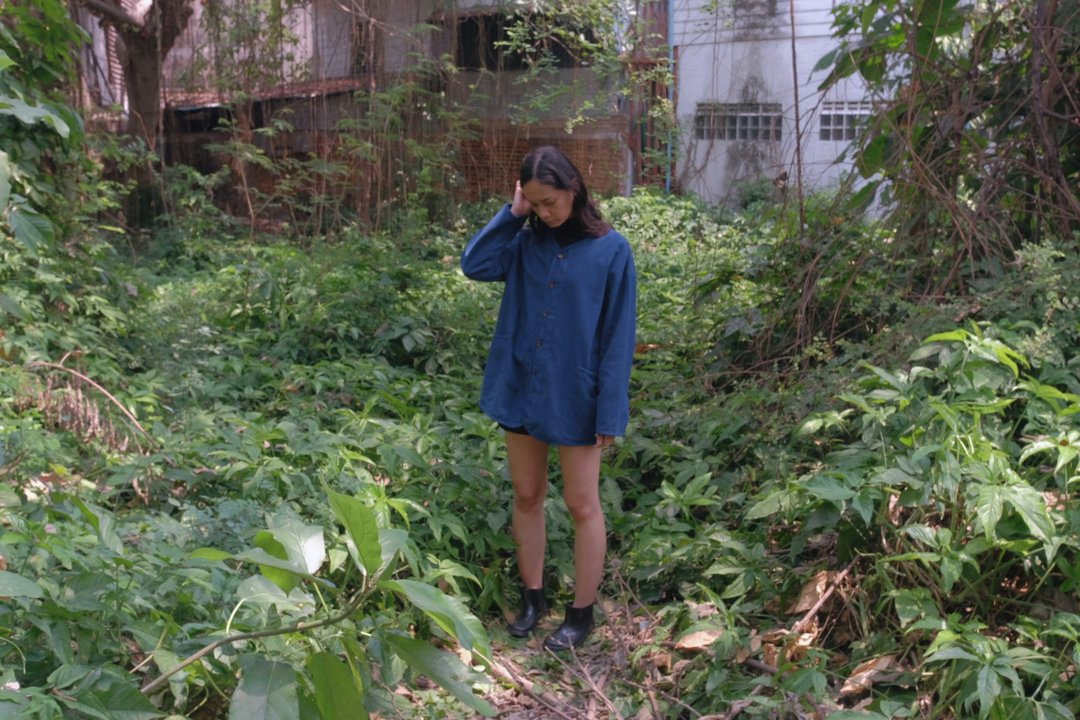 M.Jacket | 天然蓝染 | 手织棉 - 女装休闲/机能外套 - 棉．麻 蓝色