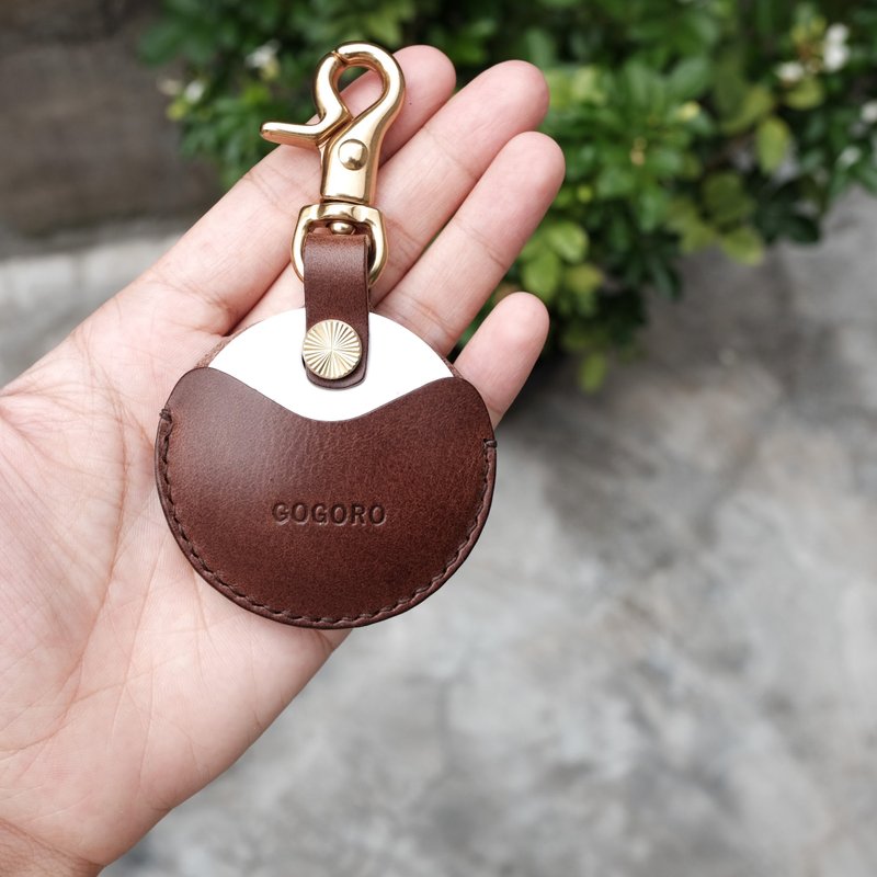 gogoro/gogoro2 钥匙专用皮套 Key holder / buttero深棕色 - 钥匙链/钥匙包 - 真皮 咖啡色