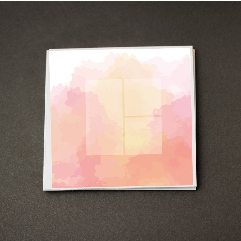 硬笔书写作品纸 色纸 A02 2+1格50入・厚磅纸・钢笔可用 - 其他书写用品 - 纸 