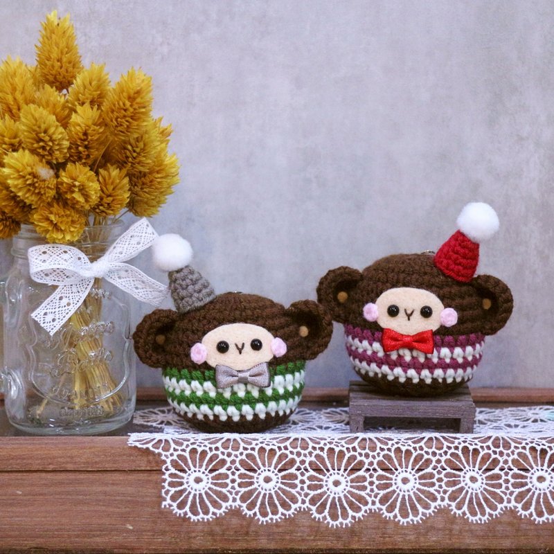 胖猴子－钥匙圈。交换礼物 - 钥匙链/钥匙包 - 其他材质 