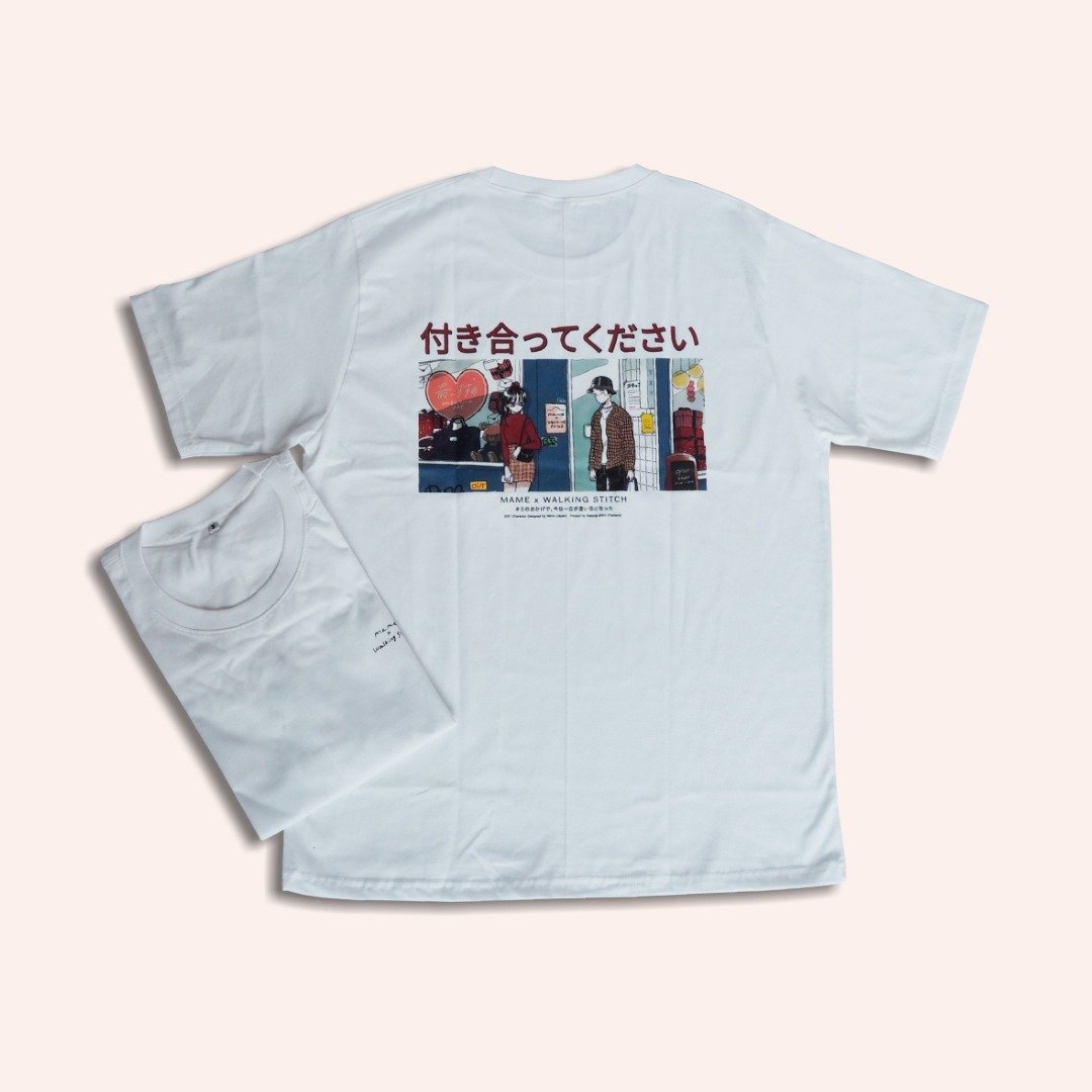 MAME T-SHIRT - 女装 T 恤 - 棉 白色