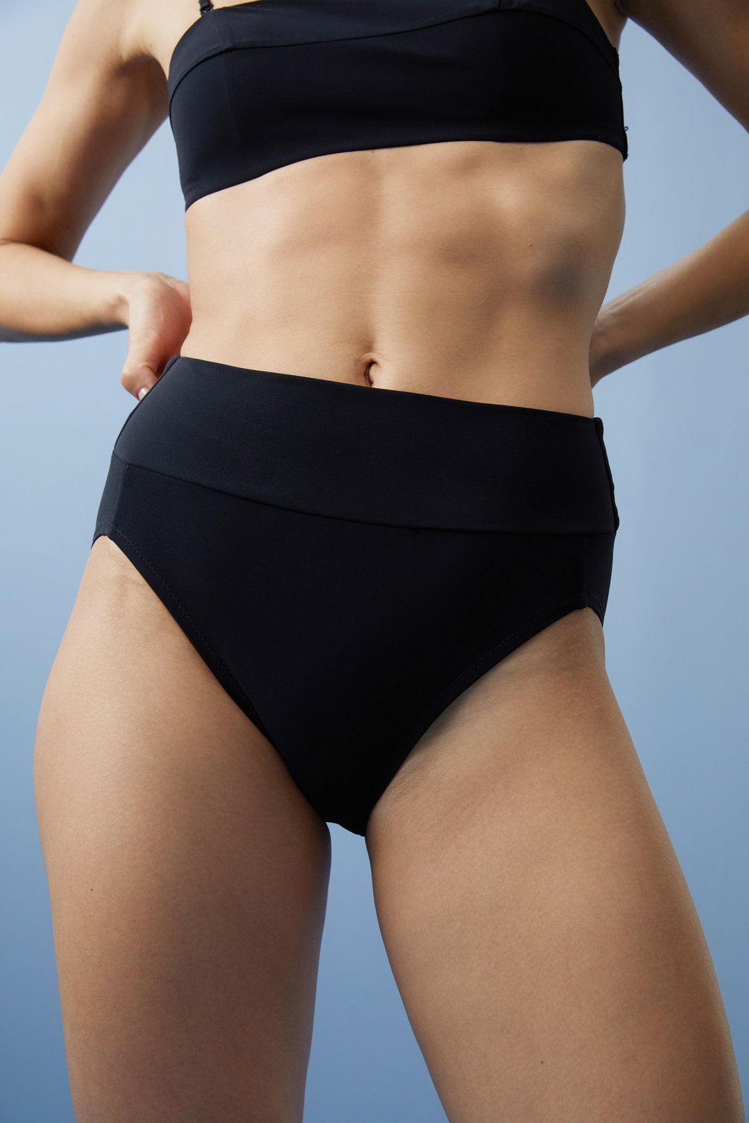 Slimmer 小蠻腰褲 輕塑身泳褲 (黑色) - 女装泳衣/比基尼 - 尼龙 黑色