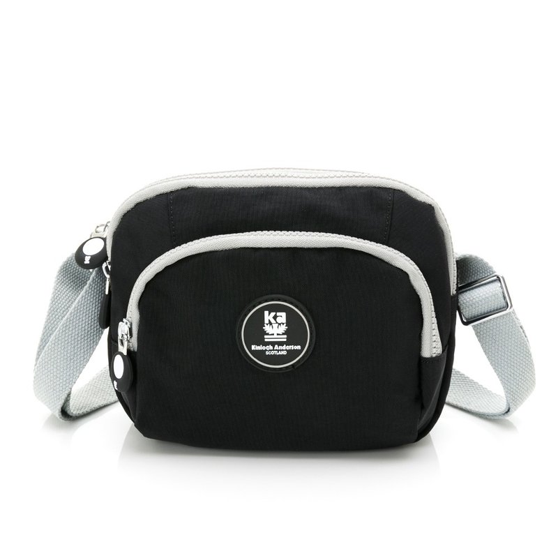 【Kinloch Anderson】迷雾森林 多功能方型侧背包-黑色 - 侧背包/斜挎包 - 尼龙 黑色