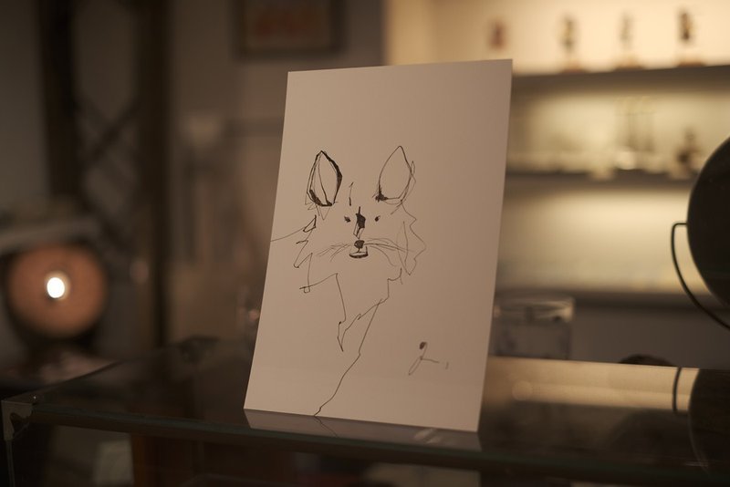 Poster wolf - 海报/装饰画/版画 - 纸 白色