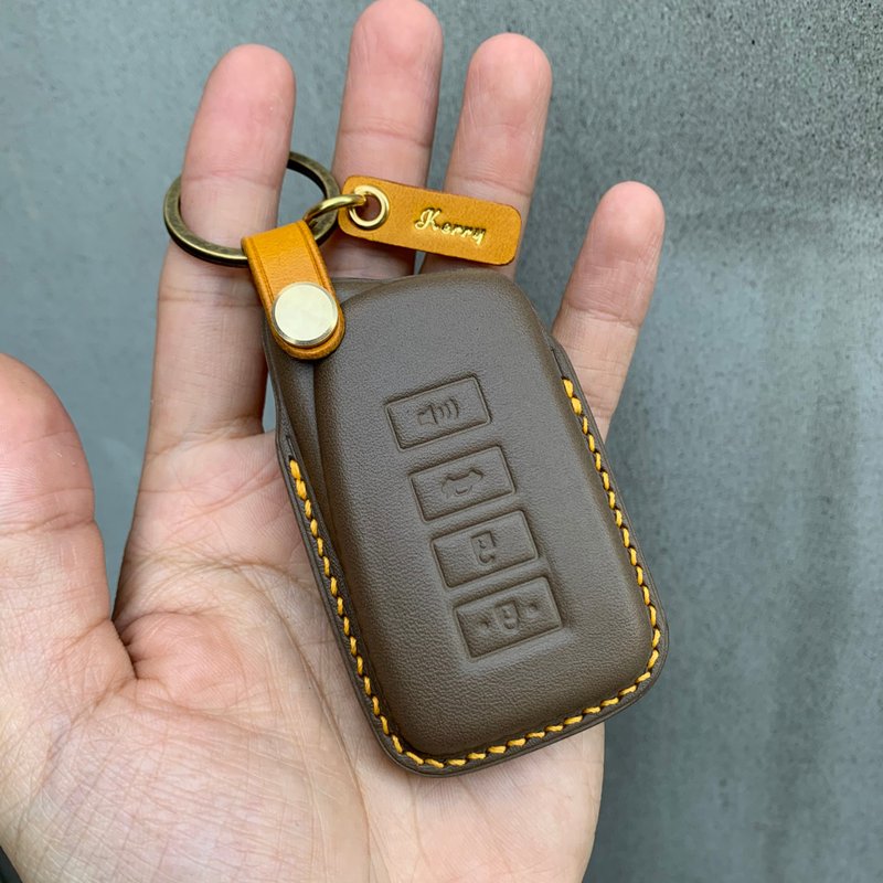 Lexus Buttero 钥匙皮套  NX200 RX350 UX IS LM LS UX RC - 钥匙链/钥匙包 - 真皮 咖啡色