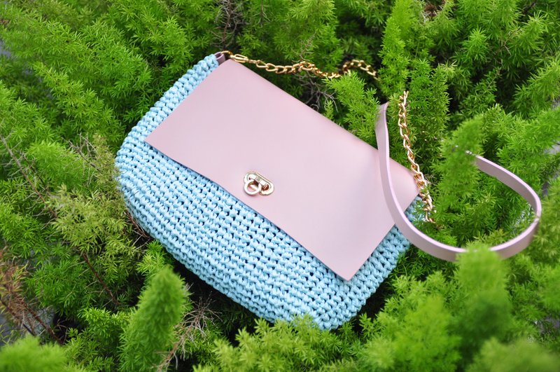 侧背皮盖编织包 多色 ㄧ人成团 - 编织/羊毛毡/布艺 - 棉．麻 