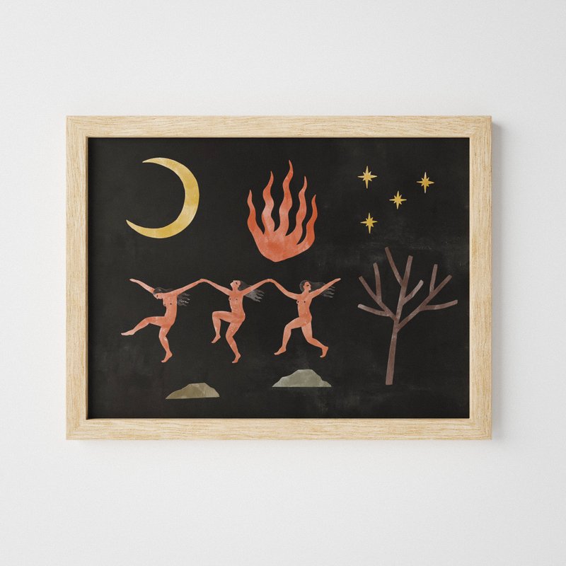 The Witches' Dance 女巫之舞 - 印刷画/海报 - 海报/装饰画/版画 - 纸 黑色