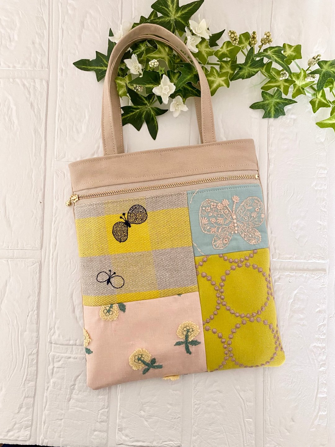 minä perhonen patchwork mini bag - 其他 - 棉．麻 