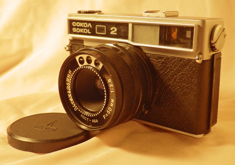 LOMO Sokol-2 自动 35 毫米旁轴相机 Industar-70 2.8/50 毫米镜 - 相机 - 其他材质 