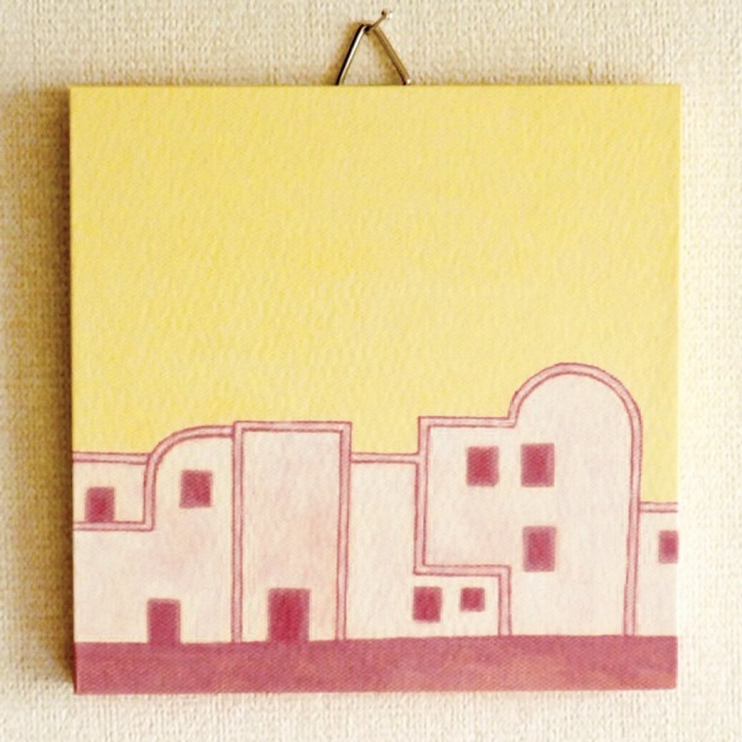 Mini panel No.33 / Fragment of memory - 海报/装饰画/版画 - 纸 黄色