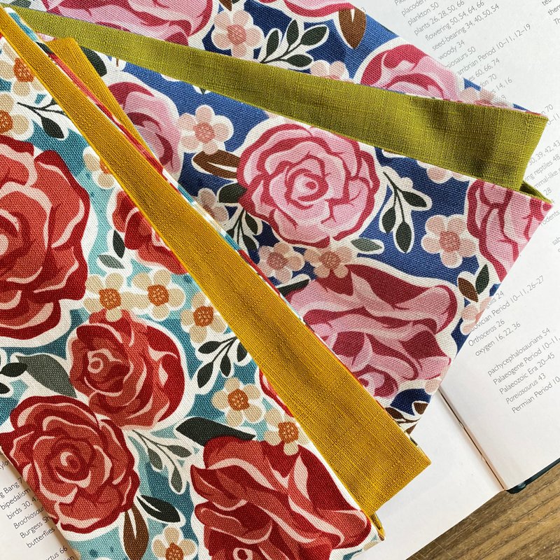 凡尔赛玫瑰 软管发带 / 宽版 / 两色 - 发带/发箍 - 棉．麻 多色