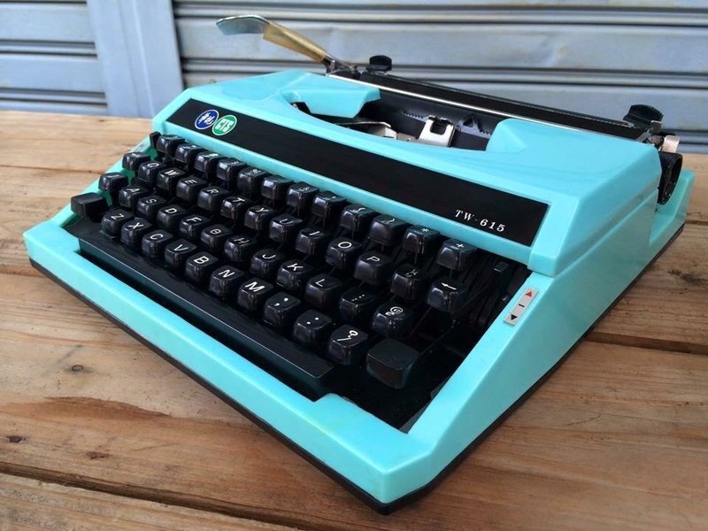 老品Tiffany绿打字机工业风乡村风杂货zakka普普风loft北欧风eames多肉干燥花ikea咖啡轻食黑胶书店钢笔 - 其他家具 - 塑料 绿色