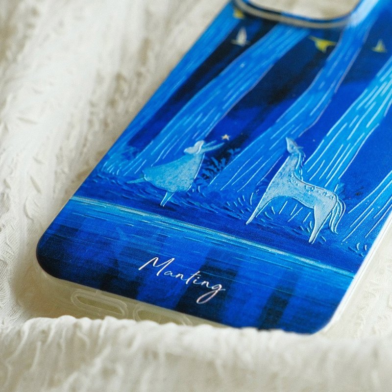 联名 Manting 森林里的祈祷 防摔手机壳 MTAA09 - 手机壳/手机套 - 硅胶 多色